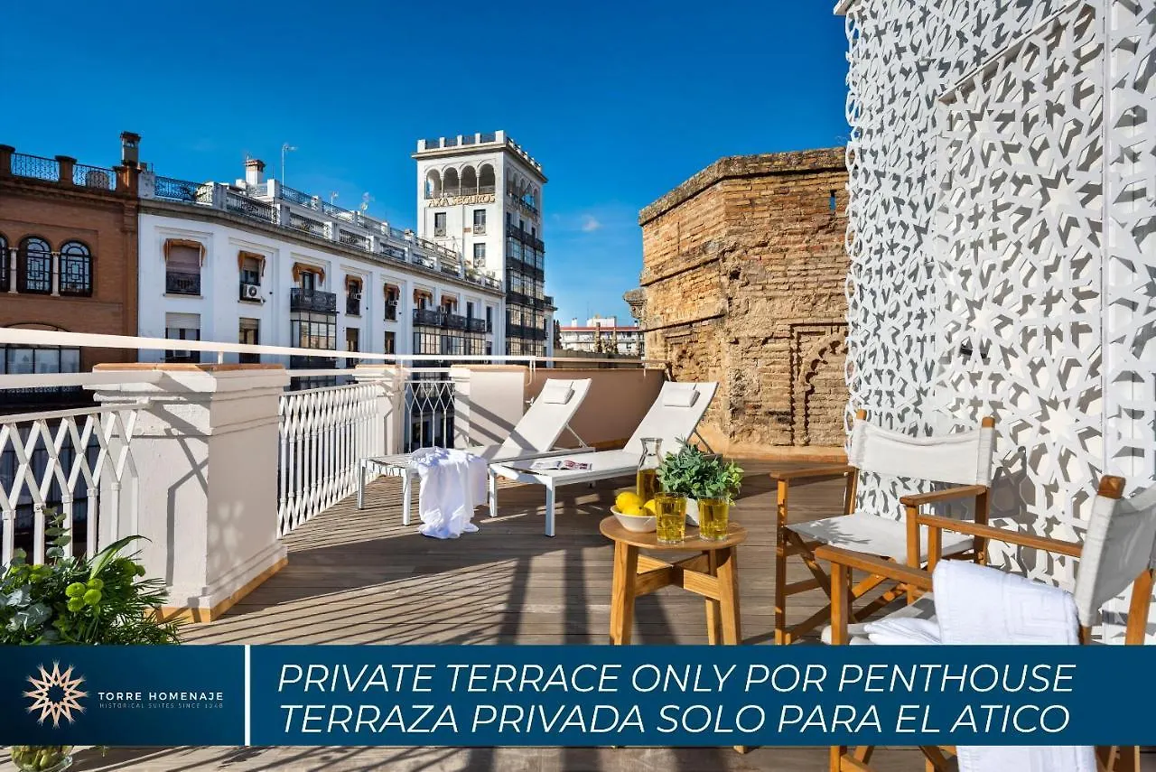 Torre Homenaje Historical Suites Sevilla İspanya